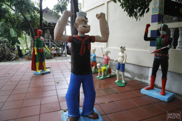 ฮีโร่และตัวการ์ตูน มาชวนท่านไปนั่งฟังธรรม