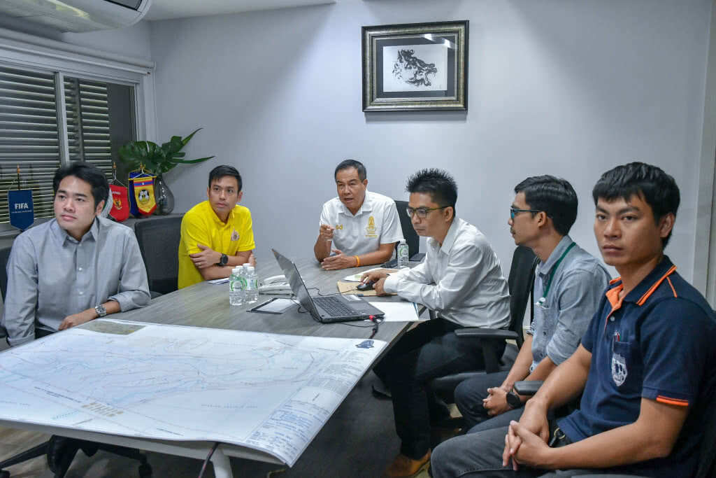 นายกสมาคมฯ ประชุมวางรูปแบบสร้างศูนย์ฟุตบอลแห่งชาติ มวกเหล็ก