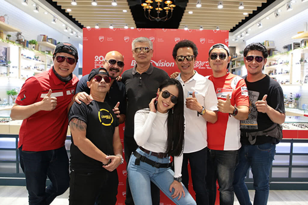 Trunk Show DUCATI เปิดตัวแว่นตาคอลเลคชั่น Ducati