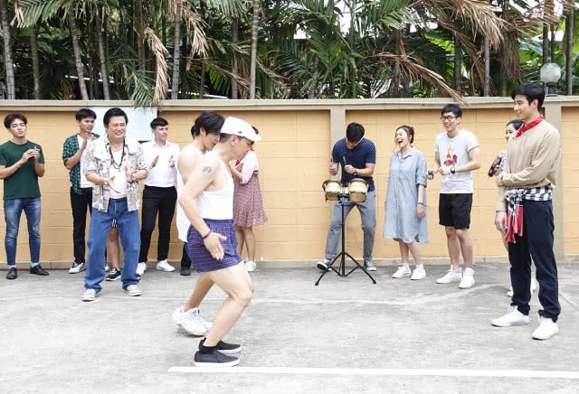 "เมฆ-ดีเจโป้ง-เซินเจิ้น" แทคทีมโชว์สเต็ป รำแก้บนปิดท้ายความสนุก "รักนี้บุญรักษา"