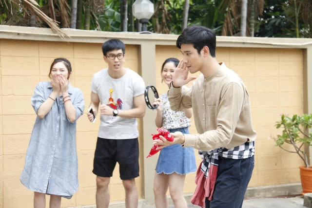 "เมฆ-ดีเจโป้ง-เซินเจิ้น" แทคทีมโชว์สเต็ป รำแก้บนปิดท้ายความสนุก "รักนี้บุญรักษา"