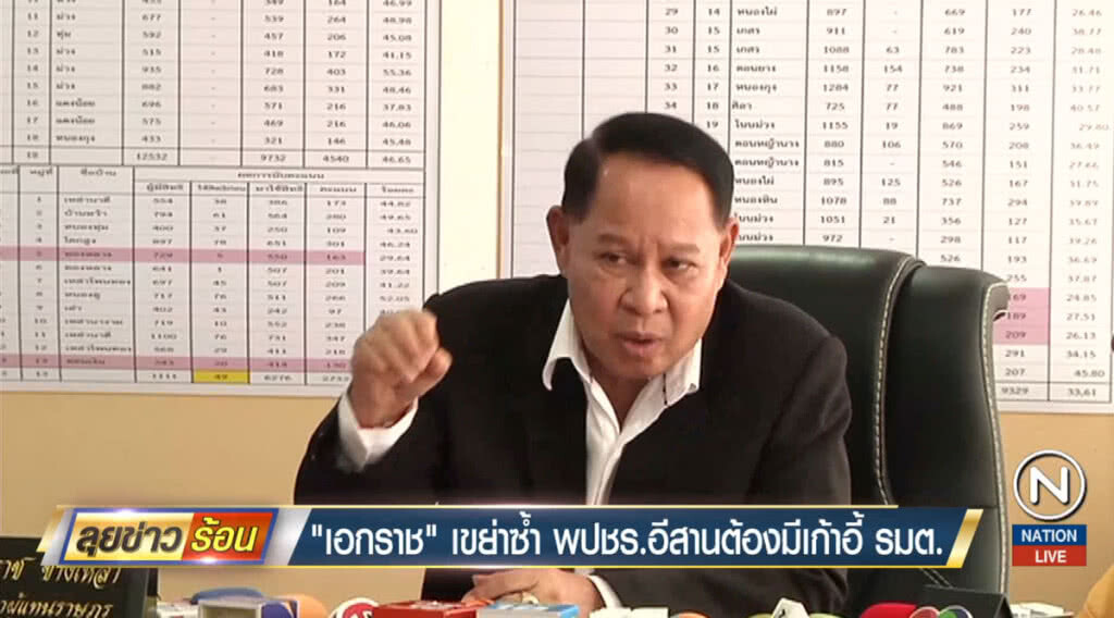"เอกราช" เขย่าซ้ำ พลังประชารัฐอีสานต้องมีเก้าอี้ รมต. "เอกราช" เขย่าซ้ำ พลังประชารัฐอีสานต้องมีเก้าอี้ รมต.