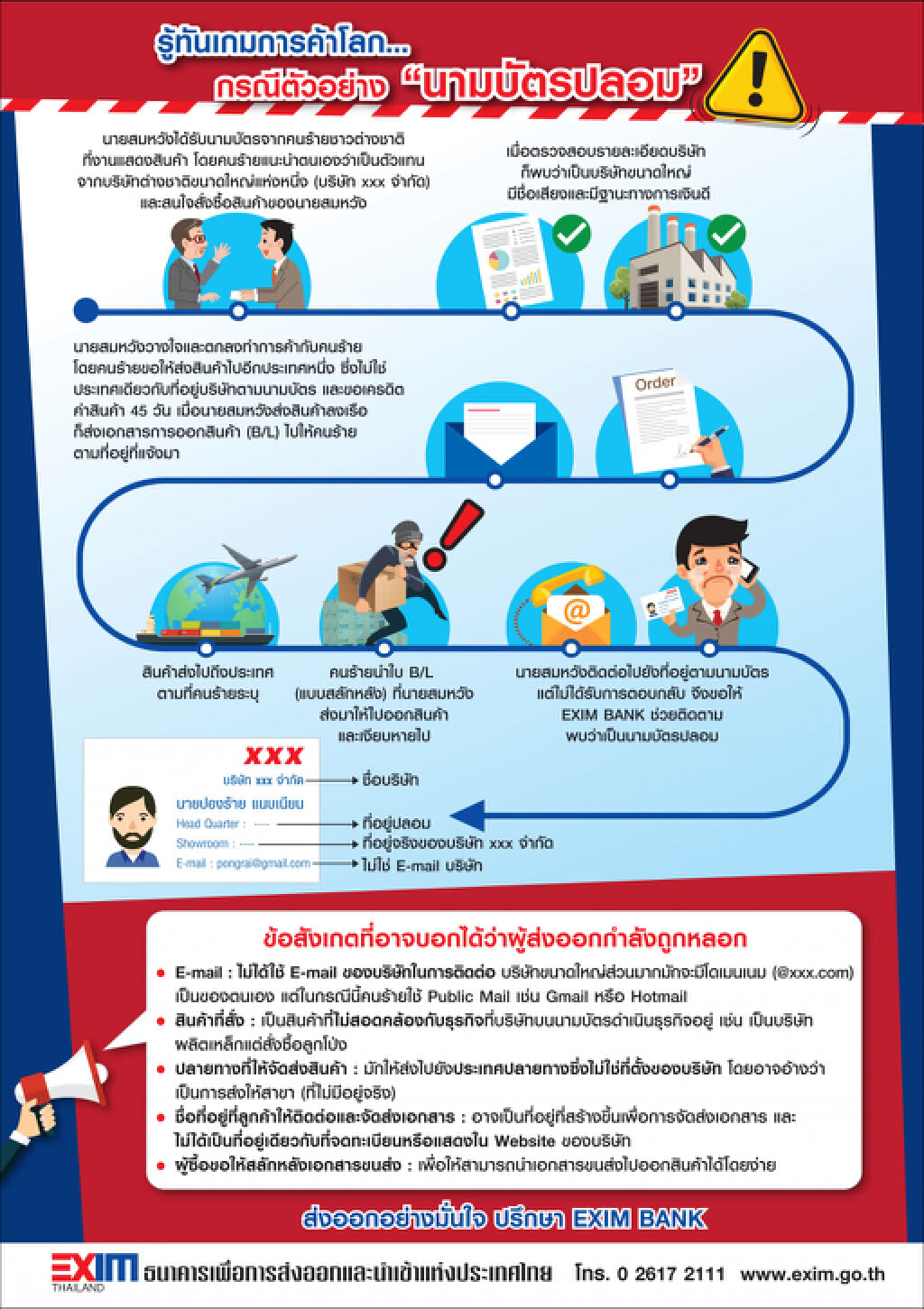 EXIM BANK ขยายบริการประกันการส่งออกช่วยผู้ส่งออกไทย