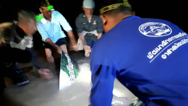 หลับเพลินมาเกยตื้นเร่งช่วย"มาเรียม"ลงสู่น้ำลึก