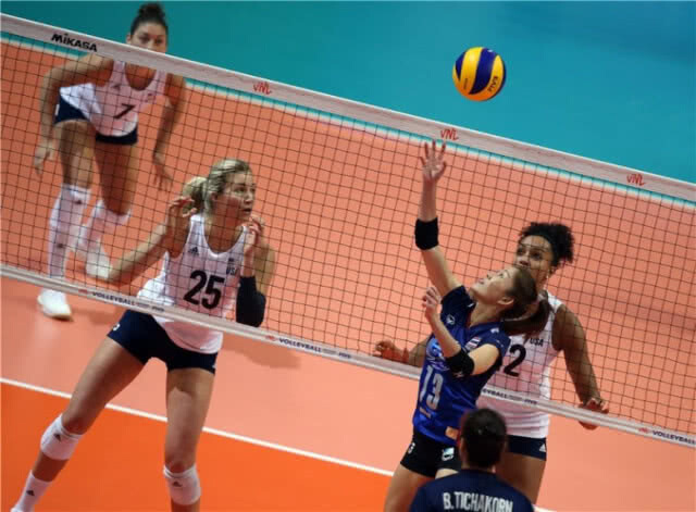 "วอลเลย์บอลสาวไทย"พ่าย"สหรัฐ"0-3เซตส่งท้ายเนชั่นส์ ลีก 2019