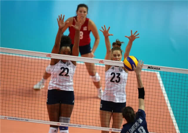 "วอลเลย์บอลสาวไทย"พ่าย"สหรัฐ"0-3เซตส่งท้ายเนชั่นส์ ลีก 2019