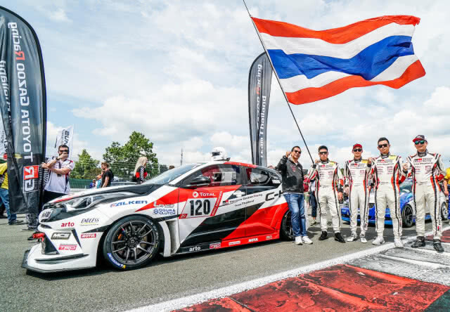 Toyota Gazoo Racing Team Thailand คว้าอันดับ 3 ดวลโหด 24 ชม.