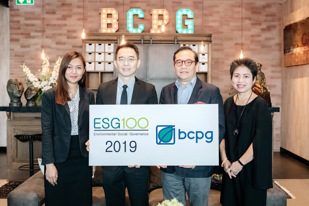 บีซีพีจี ติดอันดับหุ้นยั่งยืน ESG100 ต่อเนื่องเป็นปีที่ 2