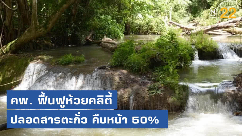 คพ. ฟื้นฟูห้วยคลิตี้ ปลอดสารตะกั่ว คืบหน้า 50%