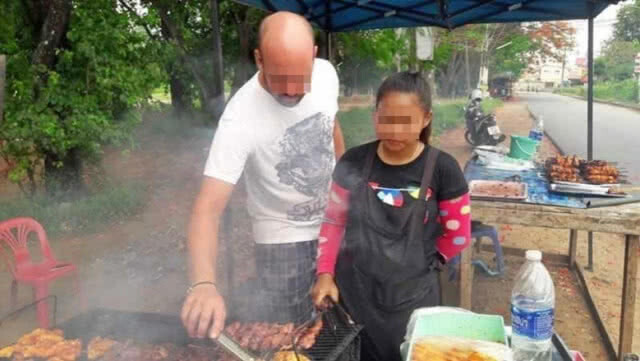 รวบหนุ่มเยอรมนีหนีคดี ช่วยเมียขายไก่ย่าง