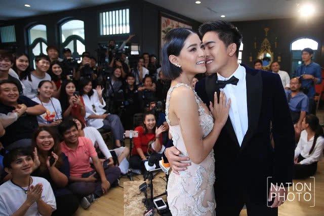 "สายป่าน-วุฒิ" แถลงเปิดใจพิธีวิวาห์สุดหวาน หลังคบหาดูใจ 2 ปี