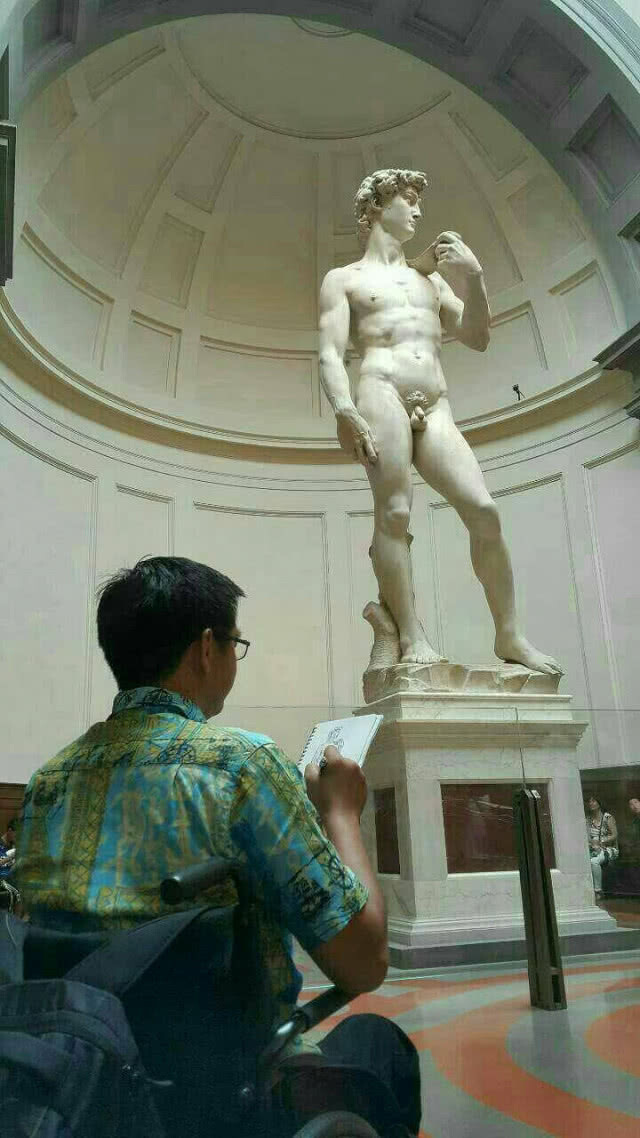 จัดแสดงครั้งแรก ภาพวาดลายเส้น ทัวร์อารยสถาปัตย์ ร้อยเอ็ดเจ็ดย่านน้ำ