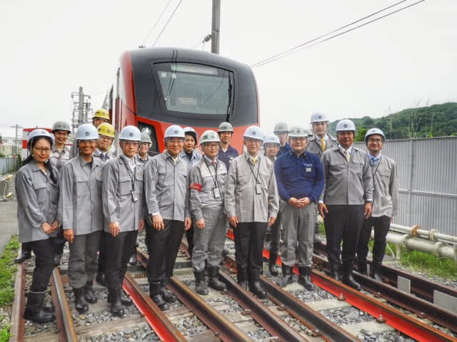 รถไฟฟ้าสายสีแดงขบวนแรกจากญี่ปุ่น​ ถึงไทยต.ค.นี้​