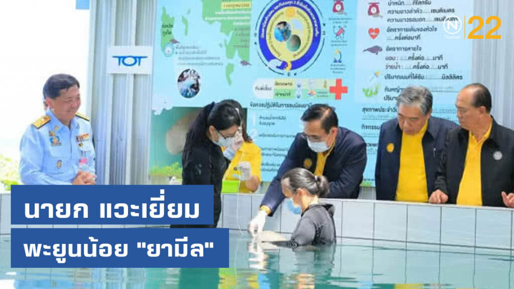 นายกรัฐมนตรี แวะเยี่ยม พะยูนน้อย "ยามีล" ที่ศูนย์วิจัยฯ อันดามัน