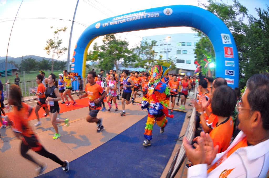1,500 คน  ร่วมวิ่งการกุศล CPF-VET HATYAI RUN FOR CHARITY
