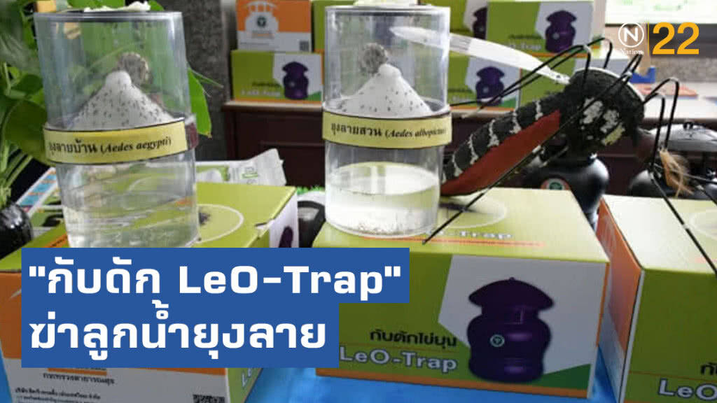 สธ. คิดค้นนวัตกรรม "กับดัก LeO-Trap" ฆ่าลูกน้ำยุงลายได้ทั้งหมด