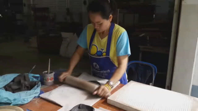 "เซรามิก" งานเหมือนใบไม้ ปลูกจิตสำนึกรักษ์ป่า