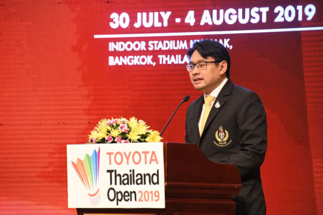 ส.แบดประกาศพร้อมเจ้าภาพดวลขนไก่"โตโยต้า ไทยแลนด์โอเพ่น 2019"