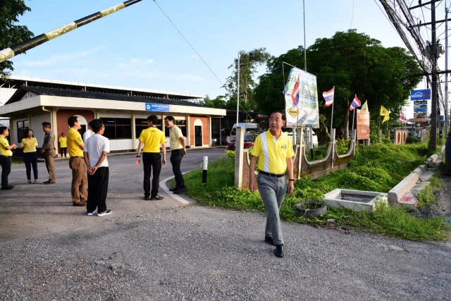 อาคมตรวจเยี่ยมหมวดทางหลวงพลับพลา จ.จันทบุรี