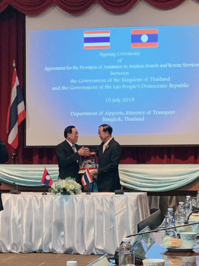 ไทย-ลาว ลงนามค้นหา-ช่วยเหลืออากาศยานประสบภัย
