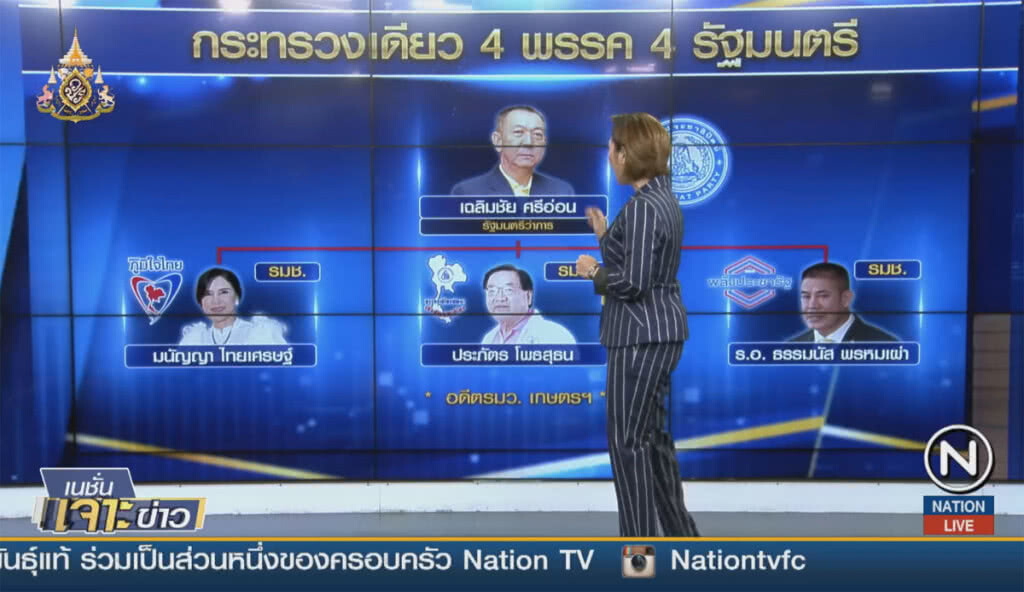 กระทรวงเกษตรฯ มีอะไรดี? 4 รัฐมนตรีจาก 4 พรรค!