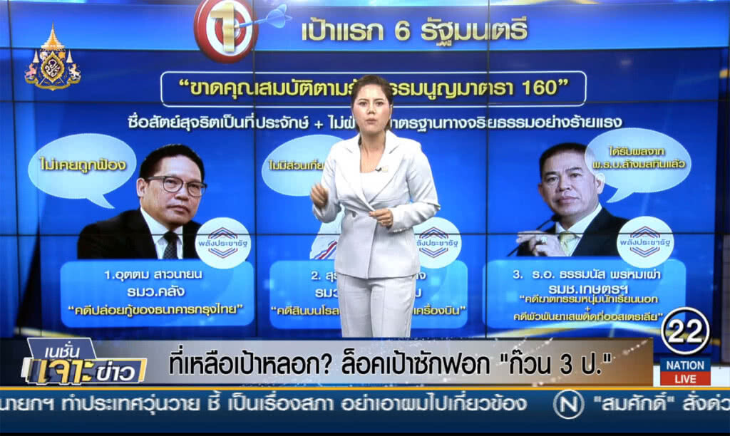 ที่เหลือเป้าหลอก? ล็อคเป้าซักฟอก "ก๊วน 3 ป."