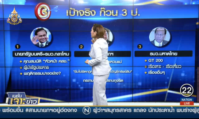 ที่เหลือเป้าหลอก? ล็อคเป้าซักฟอก "ก๊วน 3 ป."