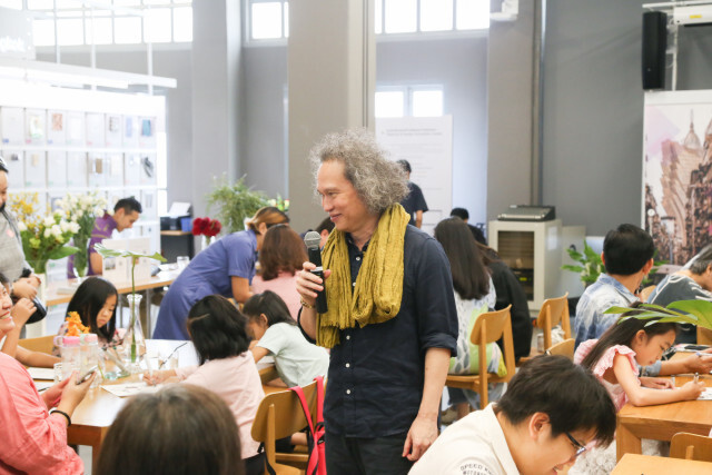 เซเลบริตี้ โชว์ฝีมือ วาดภาพ ในงาน "Art Macao Workshop"