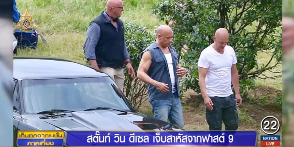 "วิน ดีเซล" ร่ำไห้ "สตั๊นท์" ตกจากที่สูงเจ็บสาหัส ขณะถ่าย "Fast 9"