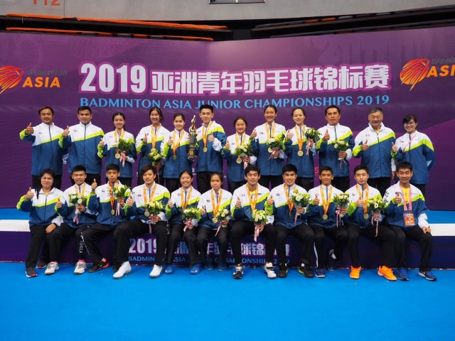 ขนไก่ไทยซิวแชมป์เยาวชนชิงแชมป์เอเชียครั้งแรกในประวัติศาสตร์