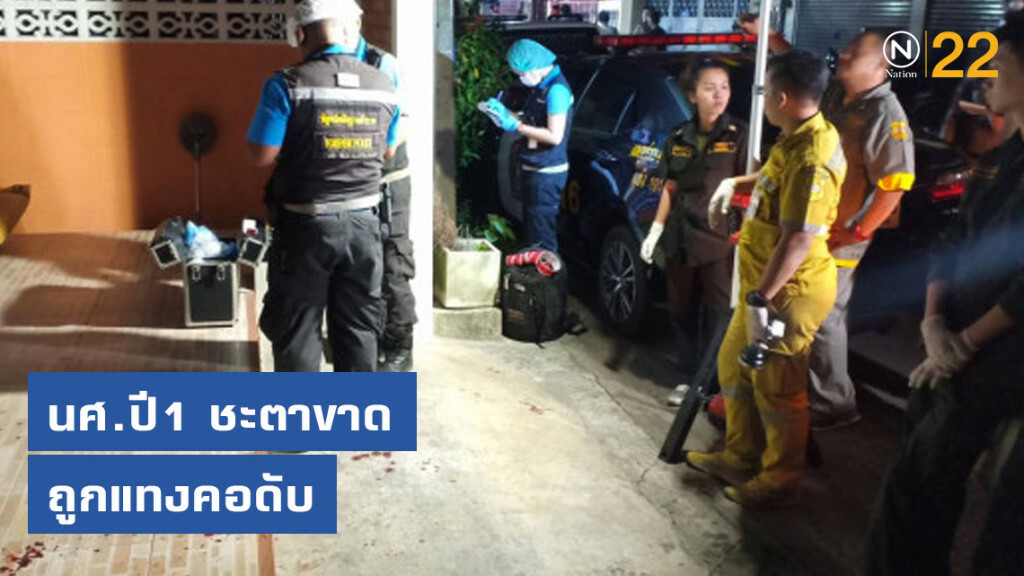 หนุ่มนักศึกษาปี1 ชะตาขาดถูกแทงคอดับ