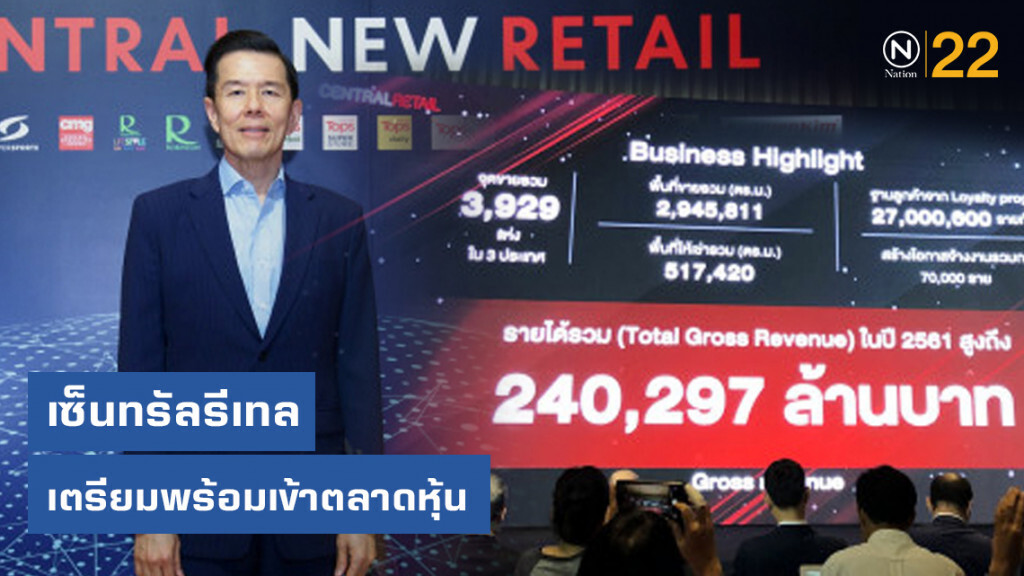 เซ็นทรัลรีเทลเตรียมพร้อมเข้าตลาดหุ้น เซ็นทรัลรีเทลเตรียมพร้อมเข้าตลาดหุ้น