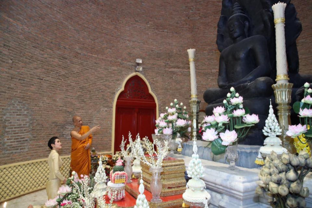 "เจ้าคุณพระสินีนาฏ" เฝ้าถวายสักการะ สมเด็จพระสังฆราช