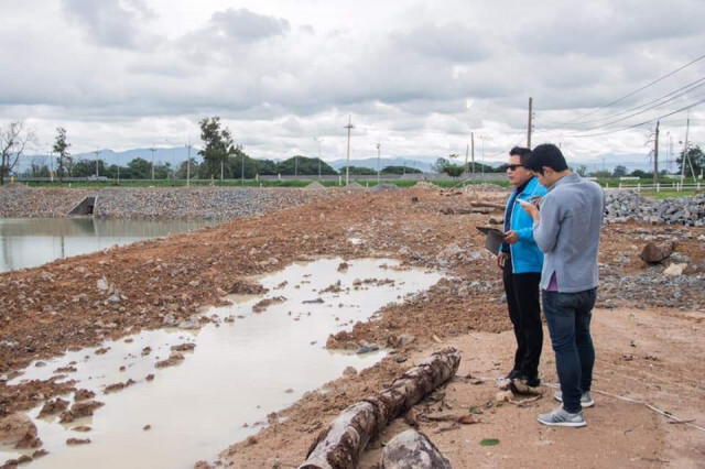 ชลประทานเชียงใหม่​ เริ่มผันน้ำเก็บ 'แก้มลิง' หลังพายุ​วิภาทำฝนตกหนัก