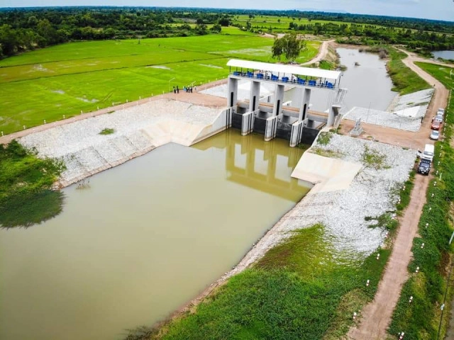 ประตูระบายน้ำห้วยซัน ต่อยอดระบบชลประทานน้ำหยดด้วยพลังงานแสงอาทิตย์