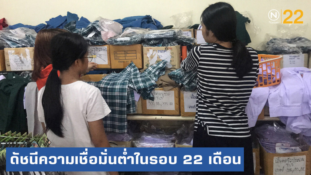 ดัชนีความเชื่อมั่น ปรับลดต่อเนื่อง 5 เดือนต่ำสุดในรอบเกือบ 2 ปี