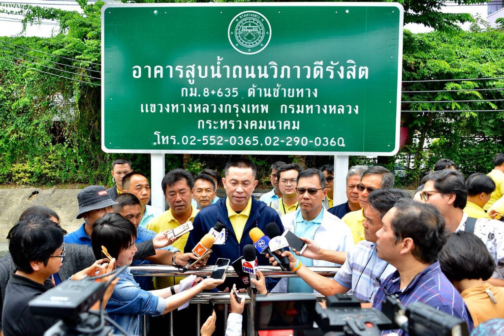 ทางหลวงเร่งโครงการพัฒนาคูน้ำ ถ.วิภาวดีฯ แก้น้ำท่วม