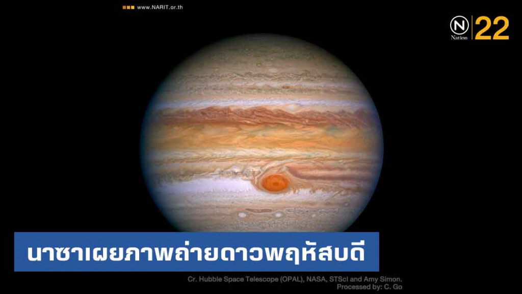 'นาซา'​ เผยภาพ​ 'ดาวพฤหัสบดี'​ คมชัดสุดตระการตา