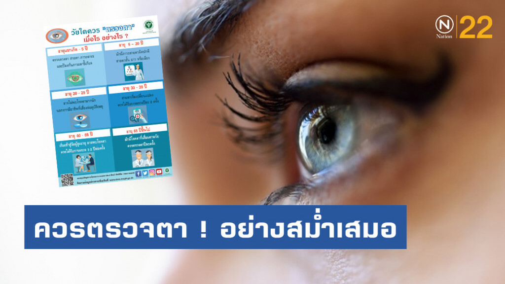 รพ.เมตตาฯ เผย ควรตรวจตา ! อย่างสม่ำเสมอ