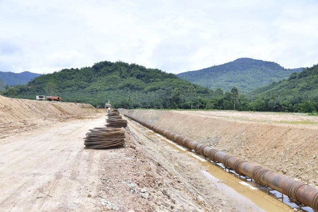 อ่างเก็บน้ำบ้านไทรทอง​ จ.ประจวบคีรีขันธ์​ คาดแล้วเสร็จปีงบประมาณ​ 2567