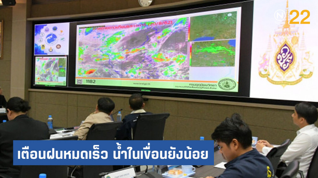 กรมชลฯ เตือนฝนหมดเร็ว น้ำในเขื่อนยังน้อย