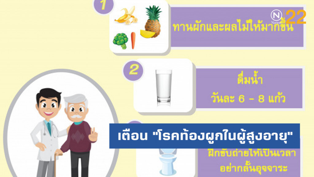 สถาบันเวชศาสตร์ฯ เตือน "โรคท้องผูกในผู้สูงอายุ"