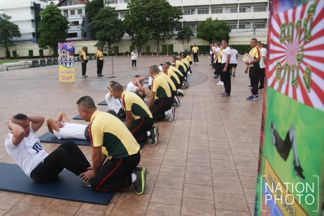 รองผู้บัญชาการทหารบก นำกำลังพลทดสอบร่างกาย ประจำปี 2562