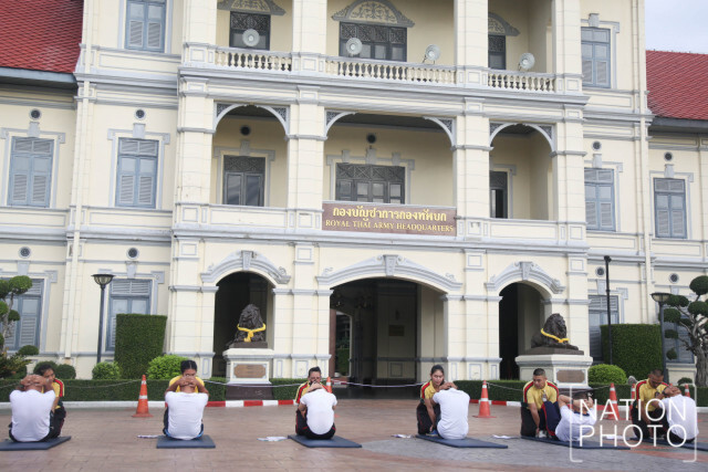 รองผู้บัญชาการทหารบก นำกำลังพลทดสอบร่างกาย ประจำปี 2562