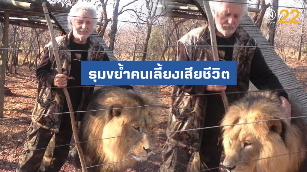 สุดเศร้า!! สิงโตเลี้ยงตั้งแต่เล็ก รุมขย้ำคนเลี้ยงเสียชีวิต