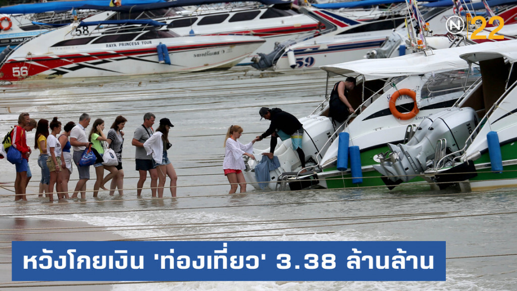 ททท.หวังโกยรายได้ 'ท่องเที่ยว' 3.38 ล้านล้าน