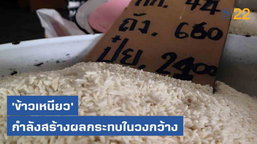 ไขปมวิกฤต 'ข้าวเหนียว' ราคาพุ่ง ไขปมวิกฤต 'ข้าวเหนียว' ราคาพุ่ง