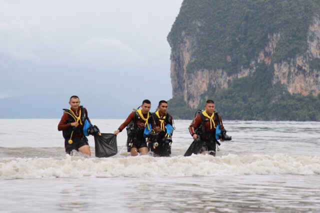 ตำรวจนำ้กอง9ฯ จัดกิจกรรม จิตอาสาพัฒนา "นำพาขยะทะเลกลับบ้าน"