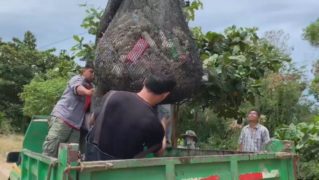 ได้ผลเกินคาด! "ตาข่ายดักขยะ" ก่อนลงทะเล