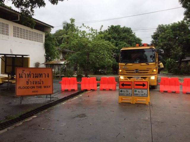 ทางหลวงชนบทจัดชุดลาดตระเวนพื้นที่ได้รับผลกระทบจากพายุโพดุล